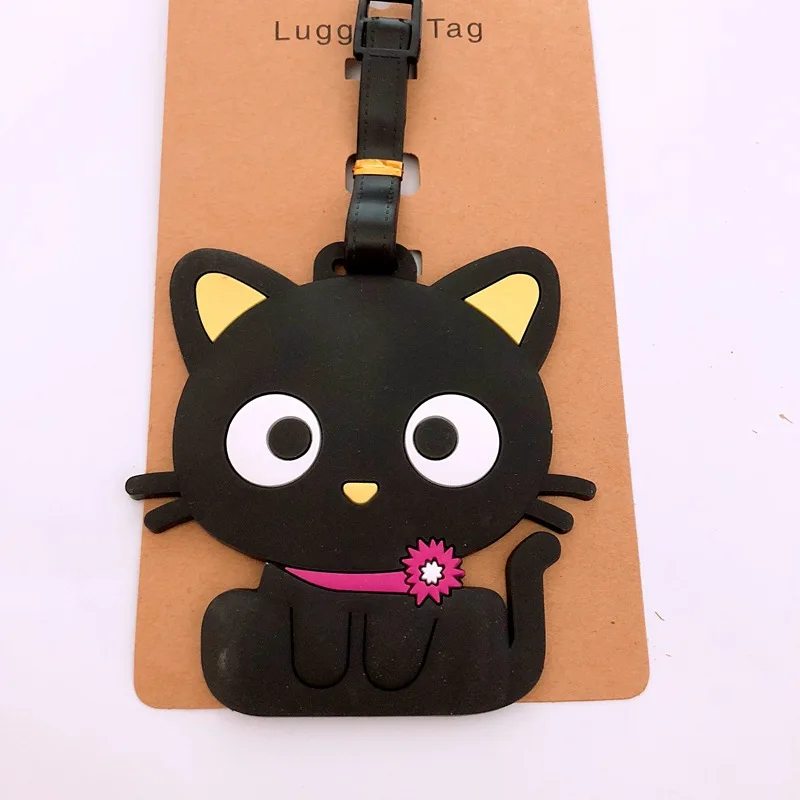IVYYE 1 шт. Totoro Noface человек Аниме багажная бирка Аксессуары Чемодан ID портативный держатель тегов багажные этикетки для путешествий Новинка