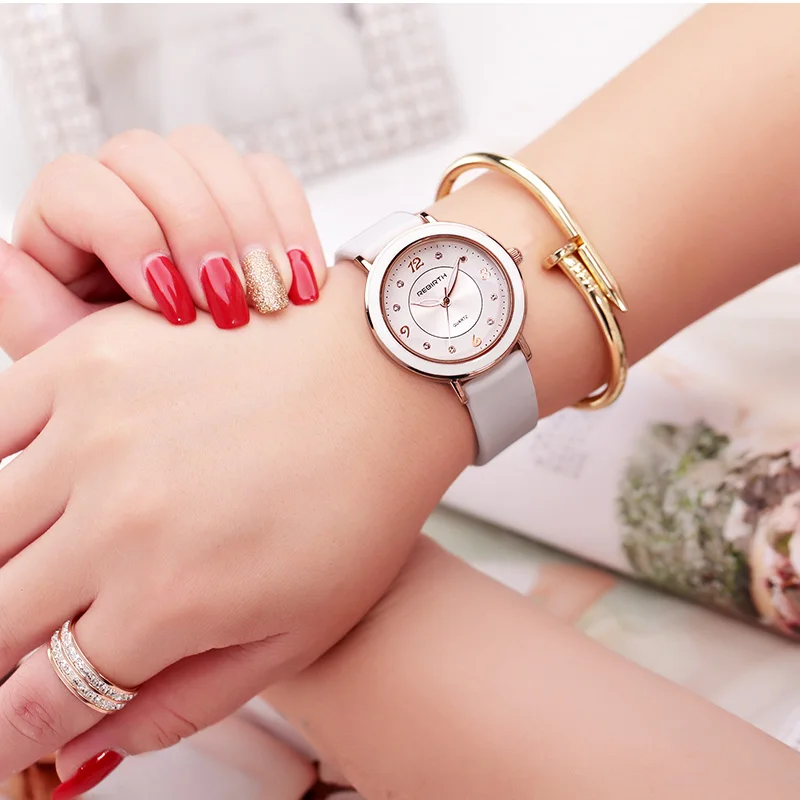 Creative Women Quartz Watches Rhinestone Silicone Ladies Bracelet Romantic Zegarek Damski Fashion Trend Minimalsit Reloj Mujer | Наручные
