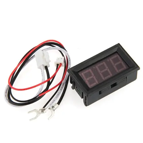 KSOL мини Амперметр цифровой амперметр светодиодный панель метр 0 50 красный|ammeter