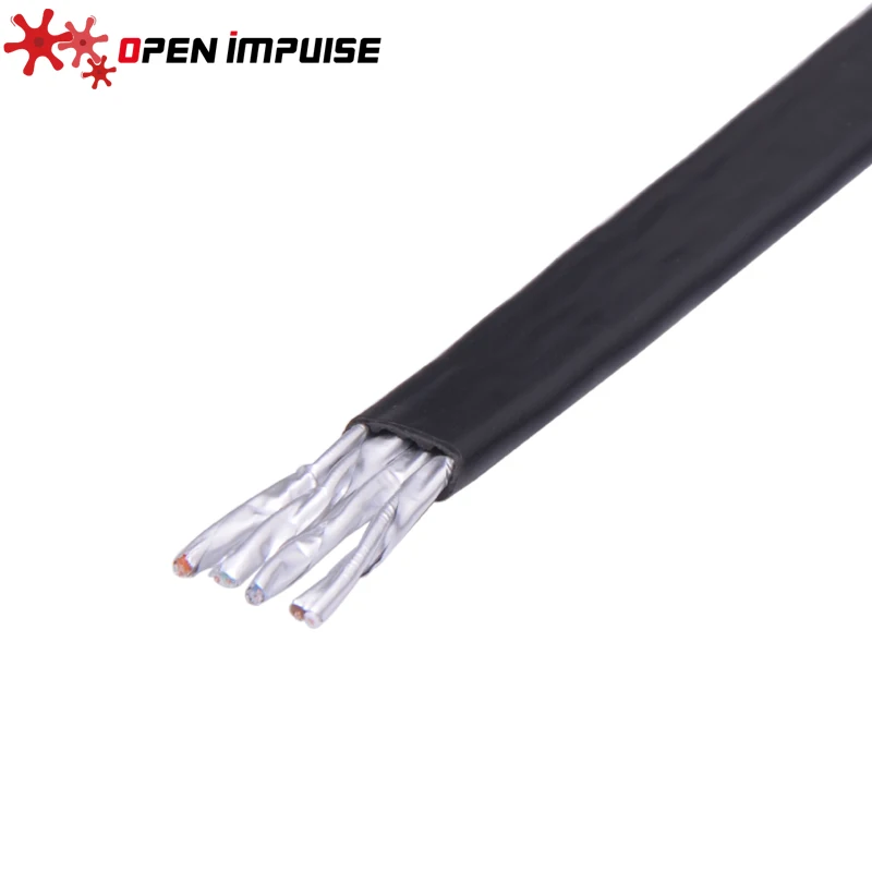 Высокоскоростной плоский сетевой кабель 15 м Cat7 STP RJ45 для интернета с покрытием