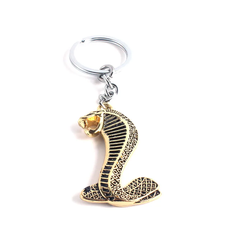 Металлический 3D брелок в виде змеи кобры автомобильный с эмблемой для Ford Focus 2 3