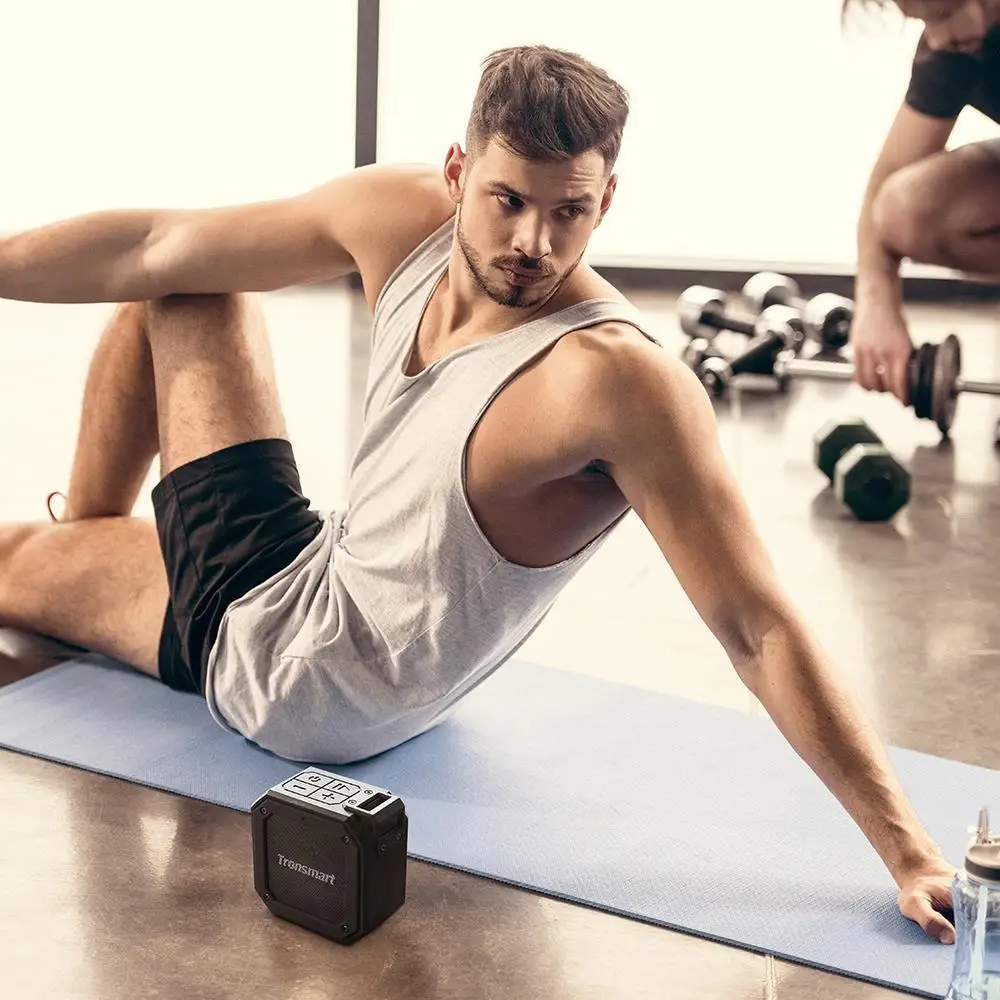 Tronsmart Groove Bluetooth Динамик Колонка Мини резонирующей коробки Портативный Динамик s IPX7 Водонепроницаемый для компьютера с 24 часов проигрывания