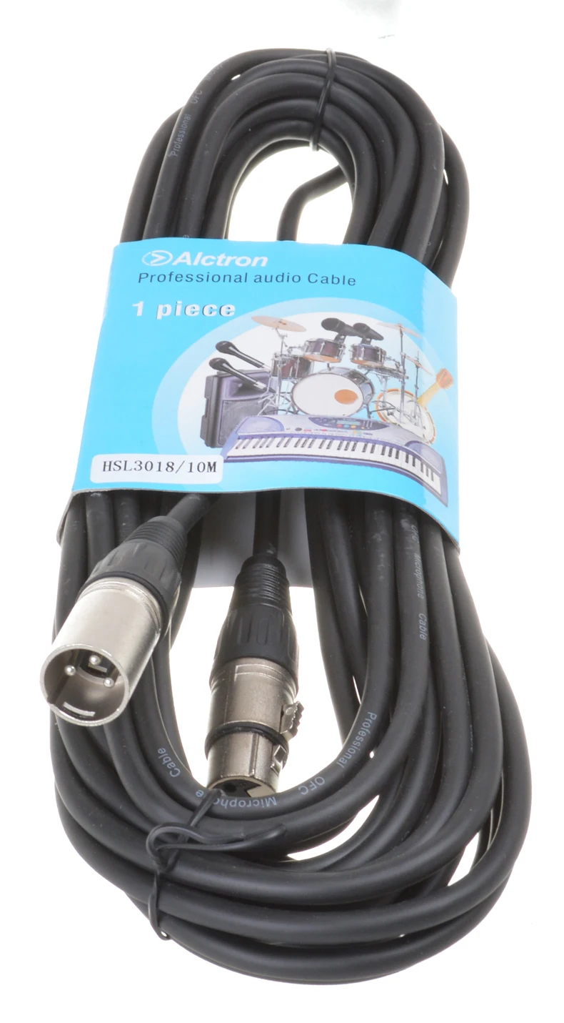 Кабель для микрофона Alctron l3018 кабель аудио кабеля xlr|cable meter|cable to component convertercable