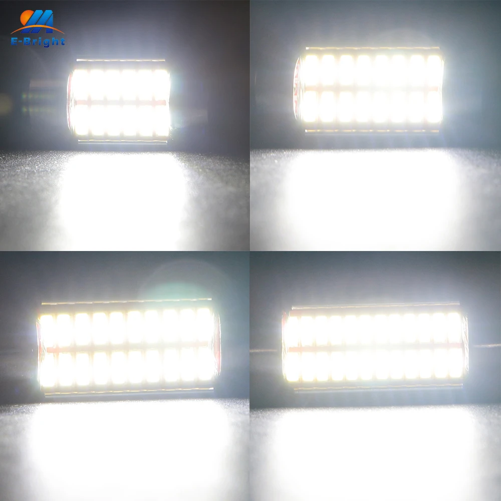 Оптовая продажа 200X 4014 Smd без ошибок чисто белые лампы Led гирлянда 31 мм 36 39 41 C5W C10W