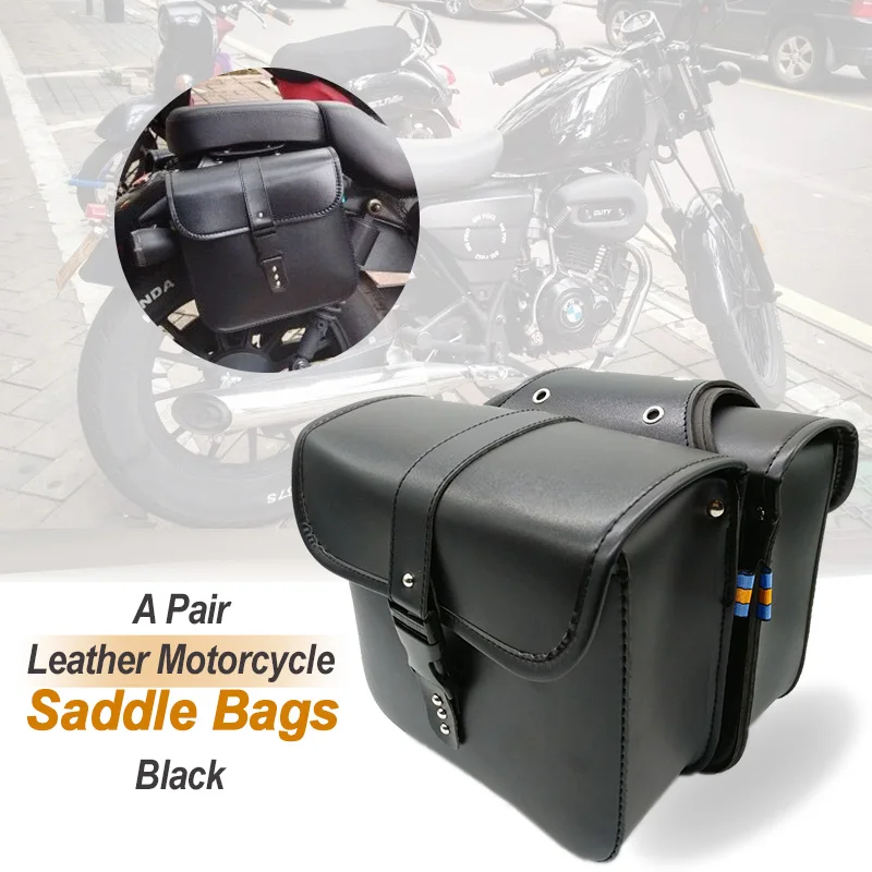 Мотоциклетные седельные сумки для Harley Sportster XL 883 1200 из искусственной кожи боковая