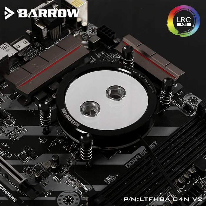 Барроу LTFHBA 04N V2 для RyzenAMD/AM4/AM3 CPU водный блок зеркало Экстрим LRC RGB v2 акриловый