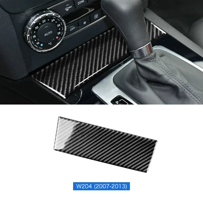 Part A Скорость полета для Mercedes Benz W204 аксессуары для W204 Mercedes Benz наклейка из углеродного волокна внутренняя отделка автомобиля панельная Накладка для коробки передач - Название цвета: Part A
