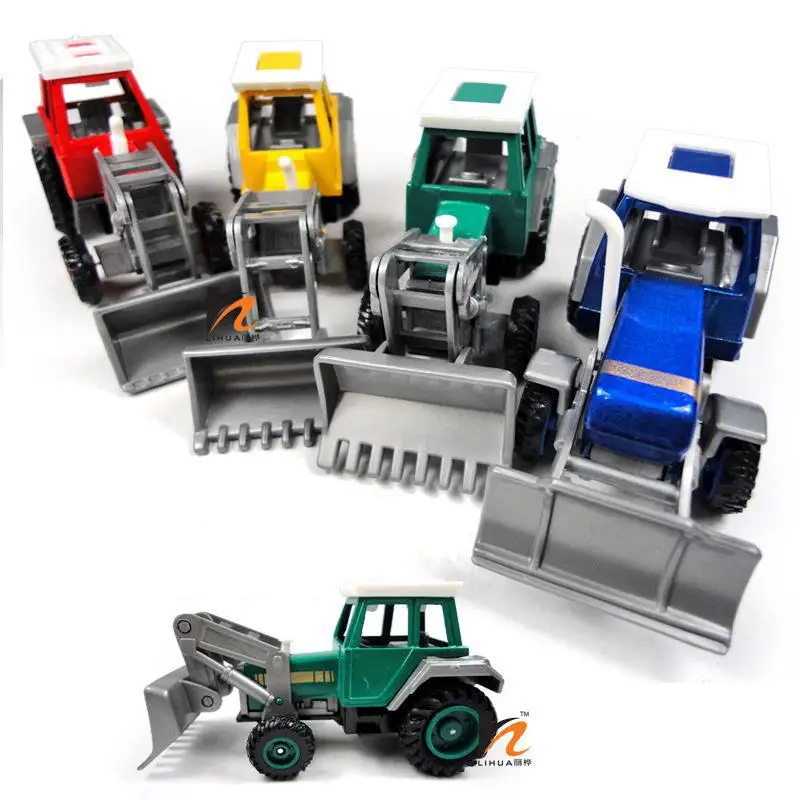 BOHS Alloy Pullback Toy Engineering Farm Agricultural Vehicles 4 Color Brinquedos Juguetes Model Car |