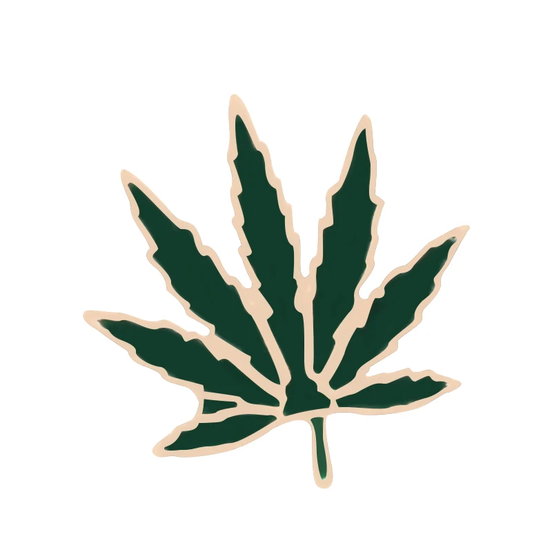 leaf Модная Роза, броши для женщин, крутая собака, лист, гриб, велосипедная булавка, мужские нагрудные цветочные аксессуары для платья, штифты корсажа, металл - Окраска металла: leaf