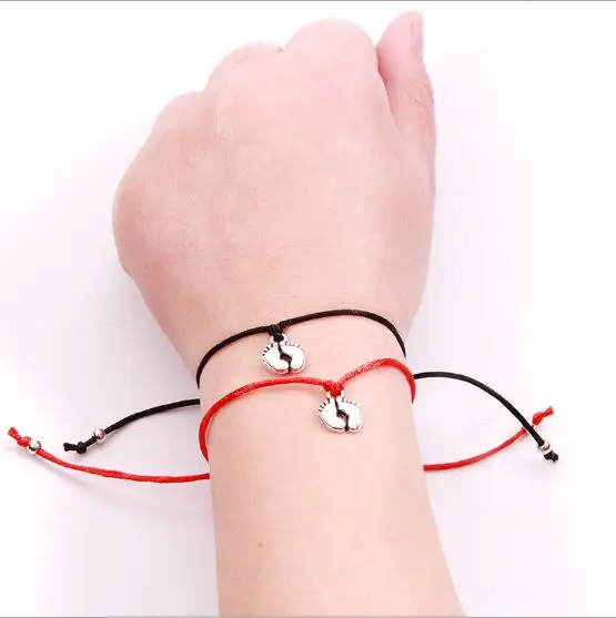 1 шт. Красивый Семейный Браслет с двойными носками подарок для мамы папы ребенка