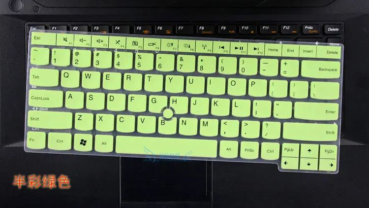 Силиконовый гель протектор клавиатуры кожного покрова для lenovo ThinkPad T530 T530i T460 T450 T440 T431 T430 T430u T430s L450 L440 l430 - Цвет: Green