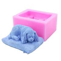 3d dog diy soap mold handmade silicone mold for soap making