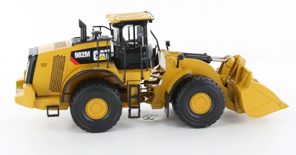 Norscot 1:50 кошка 982 м колесный погрузчик с рок ведро инженерное оборудование литья