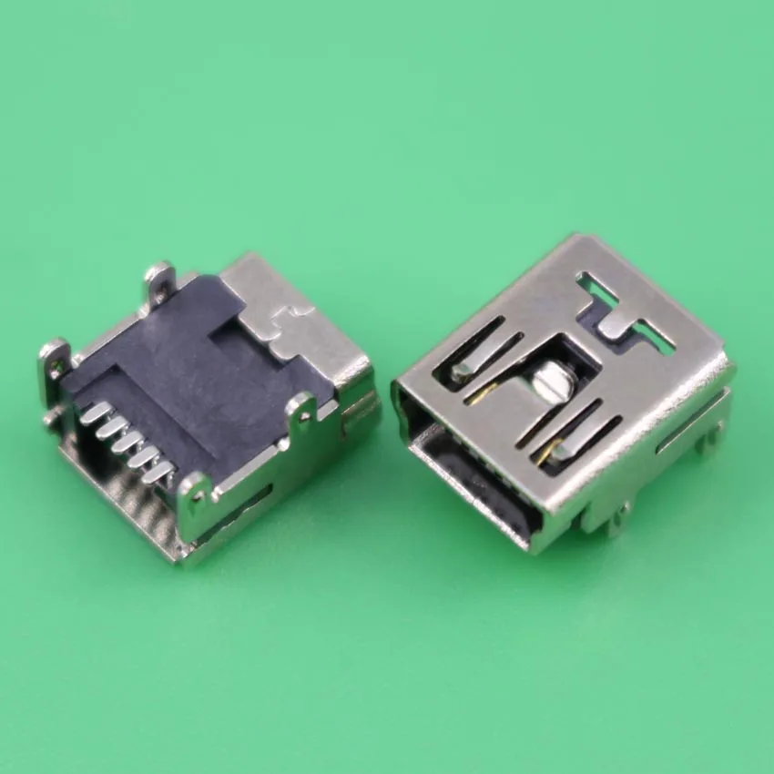 

YuXi 1pcs/lot Mini USB Connector, Mini USB charging port for PS3 controller