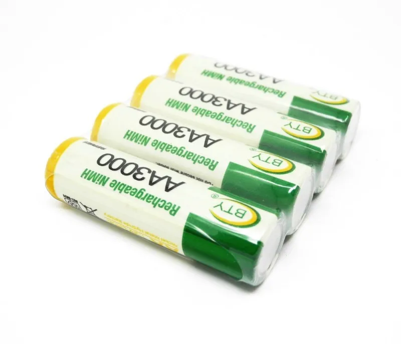 Аккумуляторная Ni-MH батарея BTY AA 3000mAh 1 2 V с N-802 Smart AAA EU зарядное устройство |