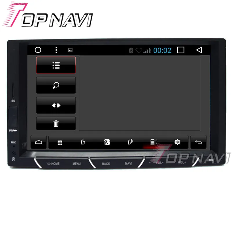 Автомобильный мультимедийный DVD плеер Topnavi 7 дюймов 800*480 четырехъядерный