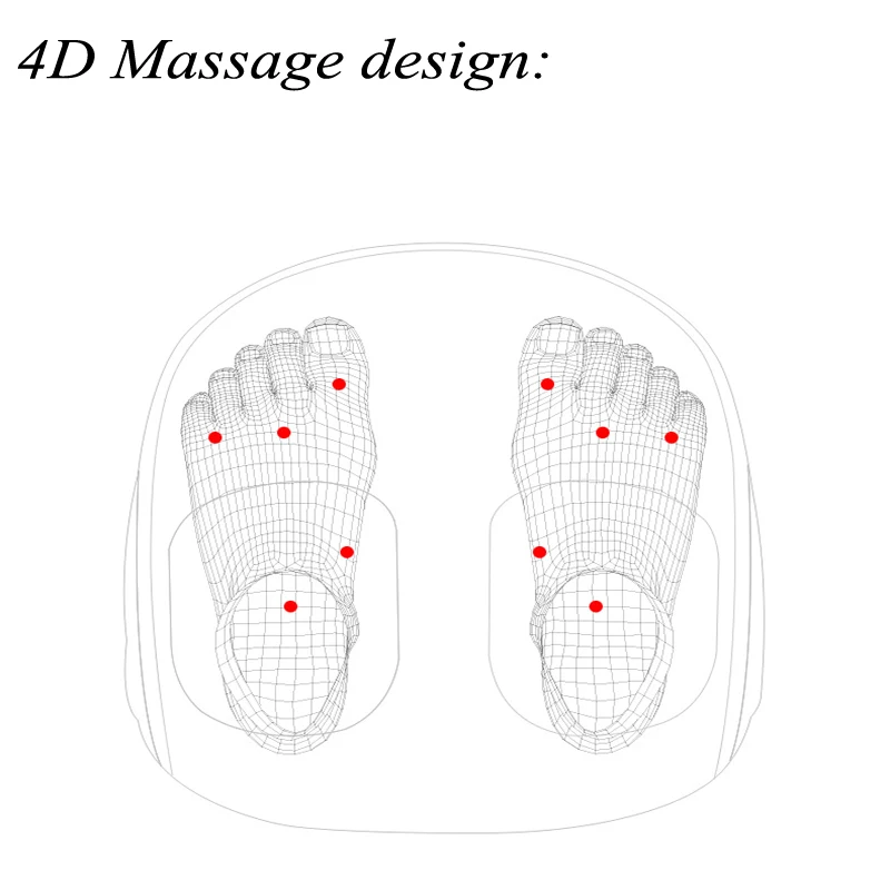 220 В массажер для ног с дистанционным управлением бытовой автоматический массаж