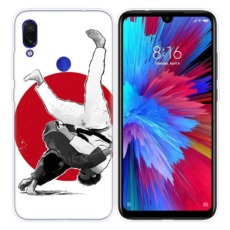 Чехол для телефона дзюдо тхэквондо для Xiao mi Red mi Note 7 7S K20 Y3 GO S2 6 6A 7A 5 Pro mi Play 9T A1 A2 8 Lite Poco F1