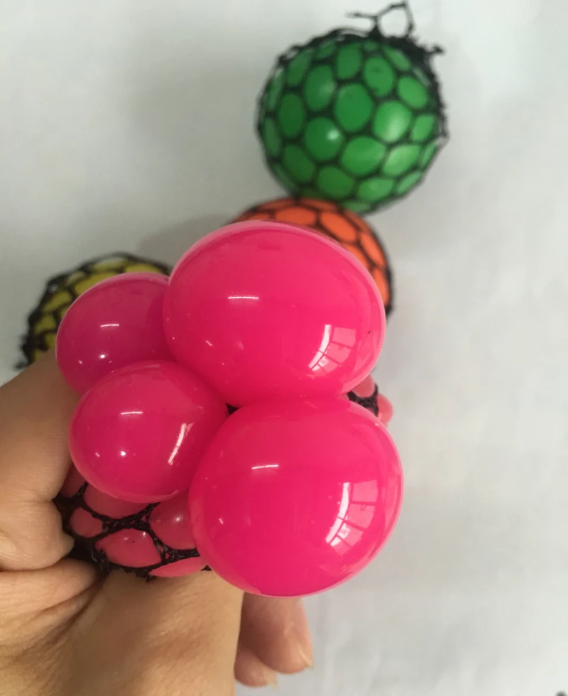 1 шт. антистрессовый мячик для снятия стресса лица Виноградный Шар аутизм