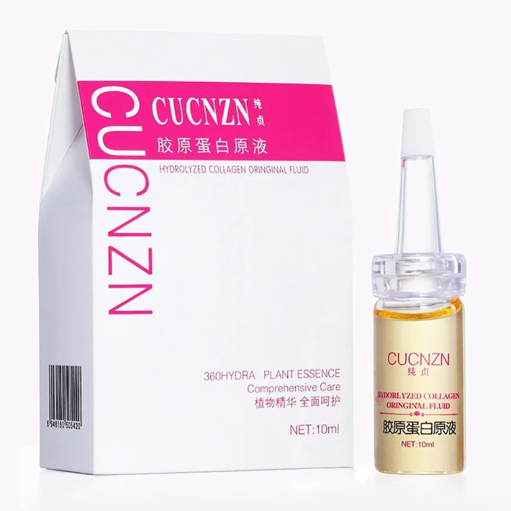 10 мл чистое отбеливание коллагена увлажняющий против морщин антивозрастной