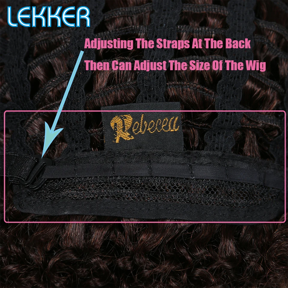 Парики из натуральных волос Lekker короткие волнистые для женщин|Парики полностью