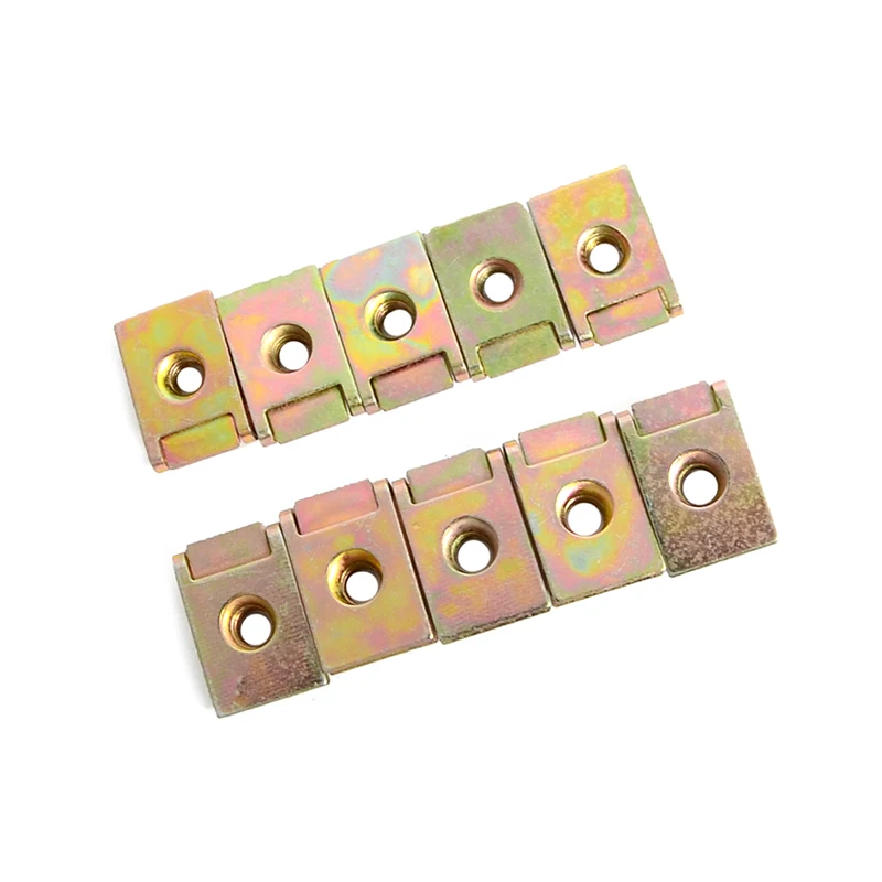 50 шт. пружинная металлическая пластина Автомобильная Дверная панель брызговик U