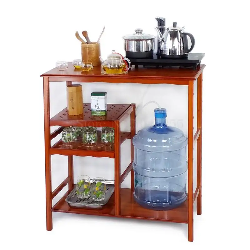 Высококачественная бамбуковая питьевая вода вешалка для полотенец твердой