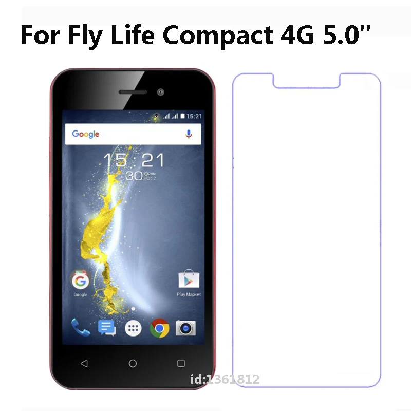 

Fly Life Compact 4G Tempered Glass Steel Film Front Protective For Fly Life Compact 4G Glass Screen Protector Mobile Phone Film