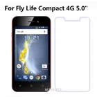 Fly Life Compact 4G закаленное стекло, стальная пленка, Передняя защитная пленка для Fly Life Compact 4G, стеклянная защита для экрана, фотопленка
