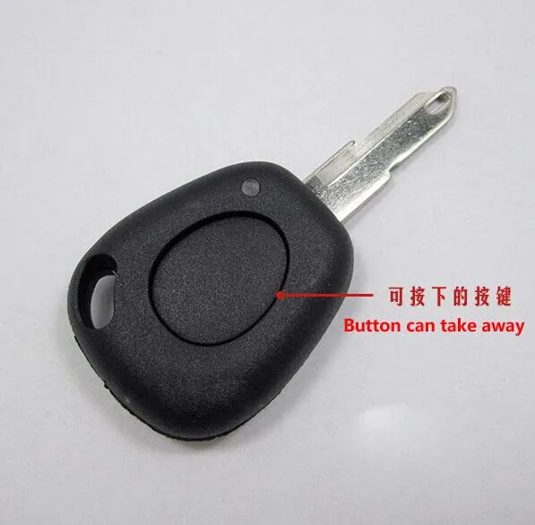 20 шт./лот для 1 кнопки сменный Корпус ключа дистанционный ключ Renault чехол Fob зажим