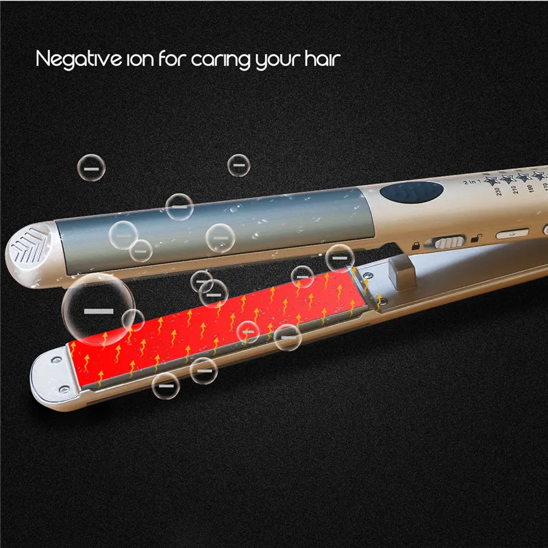 Профессиональный Керамический выпрямитель для волос Быстрый нагрев плоский
