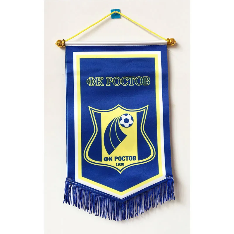 Россия Rostov FK 36 см* 23 см размер двухсторонние рождественские украшения для дома висящий флаг баннер подарки