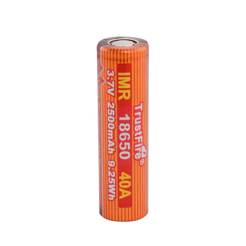 TrustFire IMR 18650 2500 мАч 40A 3 7 V литий ионная аккумуляторная батарея (1 пара)|Портативные