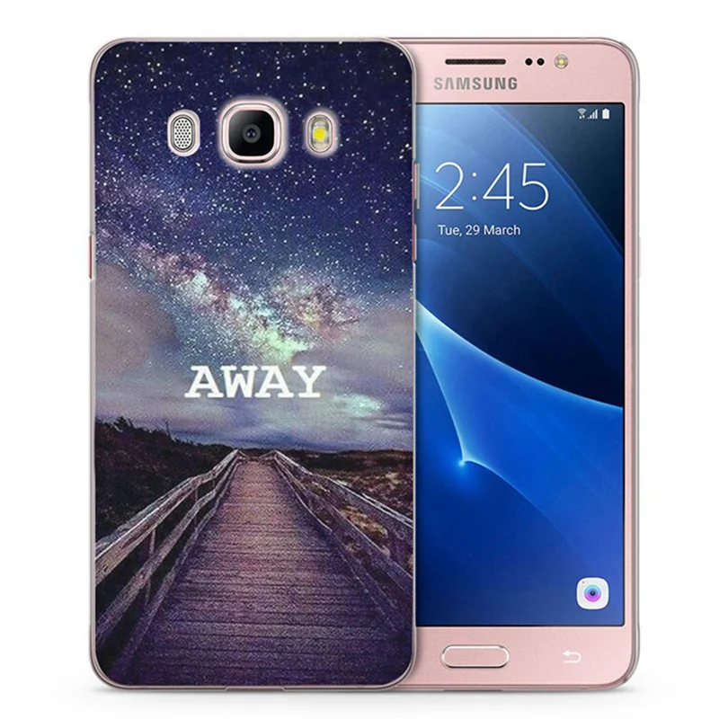 Case For Samsung Galaxy A3 A5 2016 2015 2017 prime J2 J3 J5 J7 G530H S8/plus Note 8 TPU Soft Landscape Leaf Painted C048 |