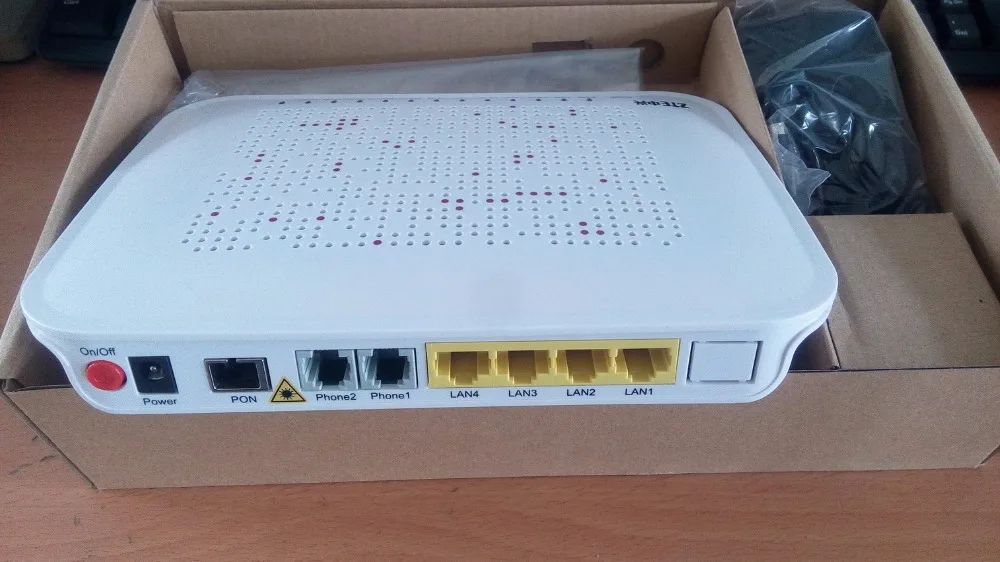 Горячая Распродажа ZTE F660 GPON ONT 4 LAN+ 2 Voice+ WIFI+ USB GPON 3,0 Версия оптический сетевой терминал английская версия