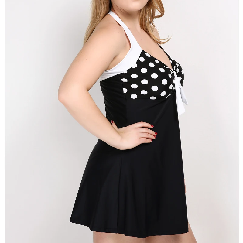 Цельный купальник купальный костюм для полных женщин сексуальное пляжное платье