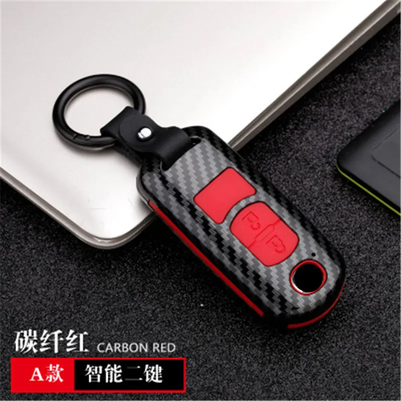 

Alloy Car Remote Key Case Cover For Mazda 2 3 6 Axela Atenza CX-5 CX5 CX-7 CX-9 2014 2015 2016 2017 Smart 2/3 Buttons