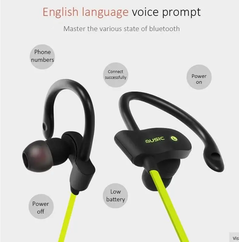 4.1 Беспроводной bluetooth-гарнитура музыка наушники стерео бинауральные бас |