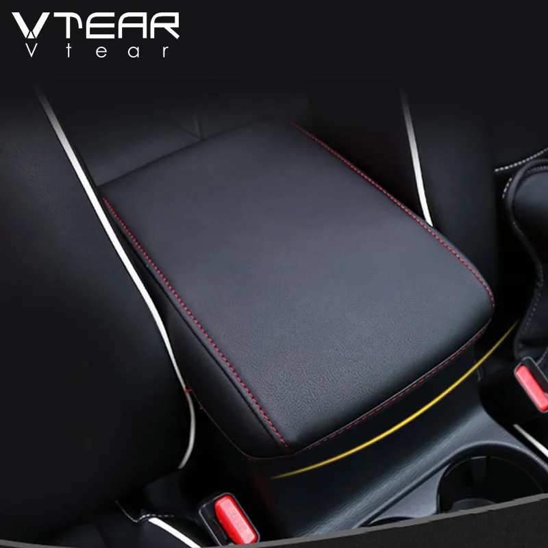 Vtear для Mazda CX-5 CX5 CX 5 центральный подлокотник защита коробки pu кожаный коврик покрытие интерьера аксессуары
