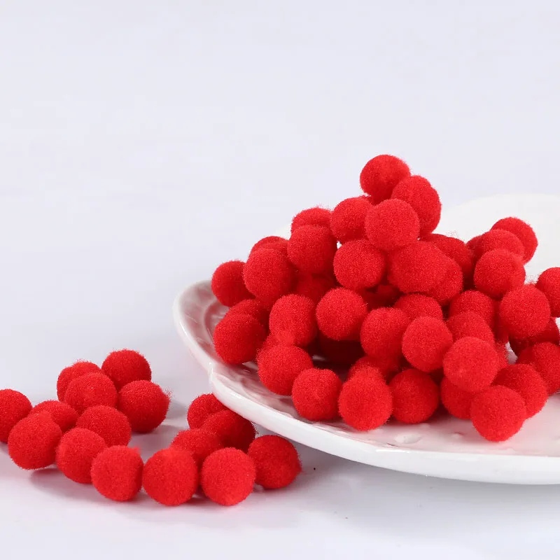 Issequins помпон 10 мм 15 мм Мягкие помпоны пушистые плюшевые поделки DIY помпоны шар меховой шар домашний декор швейные принадлежности