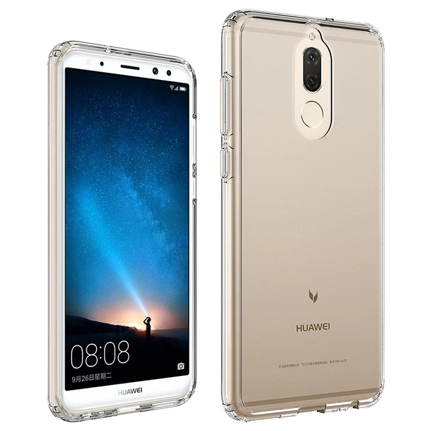 Мягкая рамка из ТПУ и Прозрачная Жесткая задняя крышка поликарбоната кристально