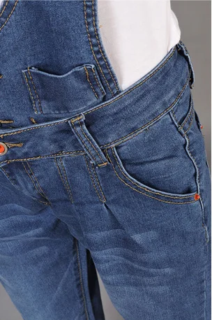 Sexy Women Summer Denim Jumpsuits and Rompers Blue Harlan Plus Size Womens Overalls Playsuit Macacao Feminino Jeans Woman 603 |