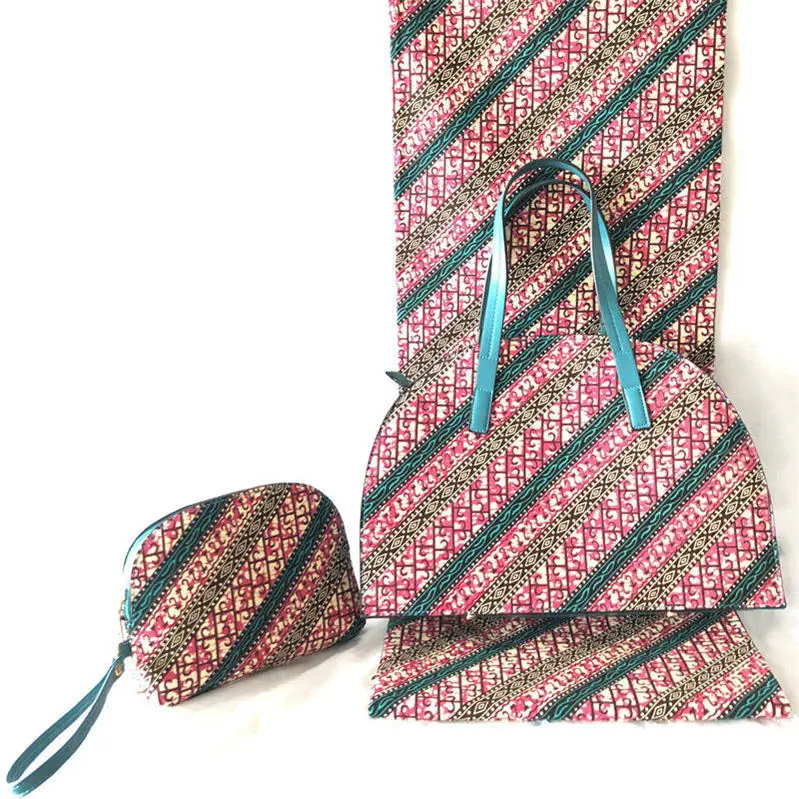 Лидер продаж итальянская женская вощеная ткань и сумка подходящий к набору