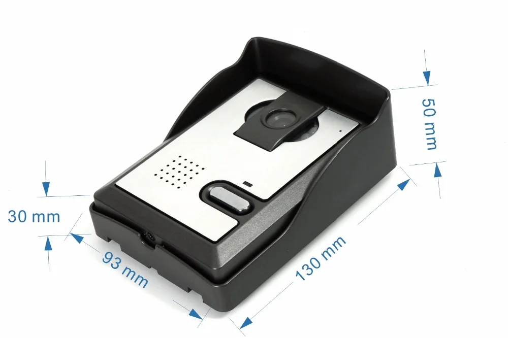 

SmartYIBA 7 Inch LCD Video Door Phone Doorbell Intercom Kit 2-camera 2-monitor Night Vision with IR-CUT HD 700TVL Camera