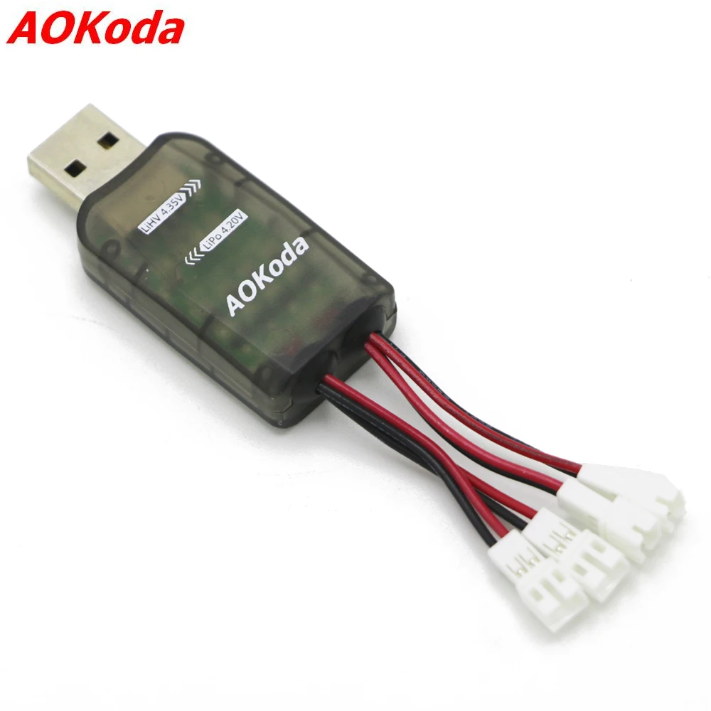 1 шт. AOKoda CX405 4CH микро usb батарея зарядное устройство для S Lipo LiHV высокого качества RC