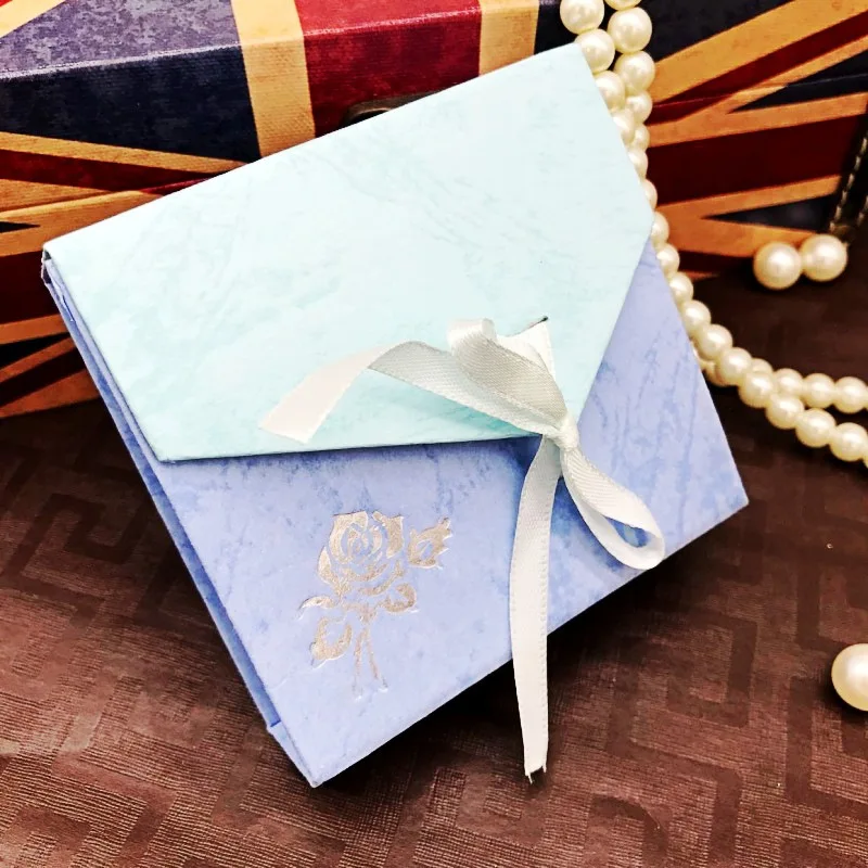 Jewelry packaging gift box2pcs9*9*3cm cute red powder purple-blue earring box wholesale bracelet ring zhiku | Украшения и