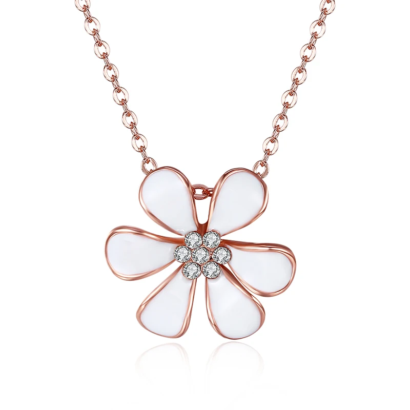 Женский кулон кристалл Цепочки и ожерелья цветущих змея цепи свадебные Ожерелья