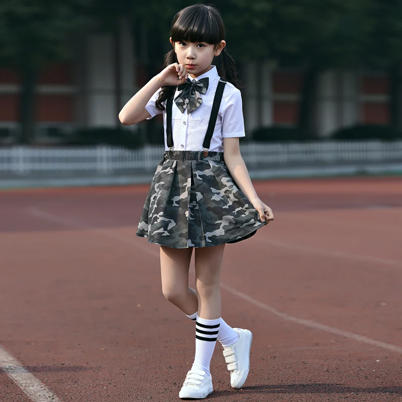 Детский костюм новый стиль для мальчиков и девочек военный тренировочный