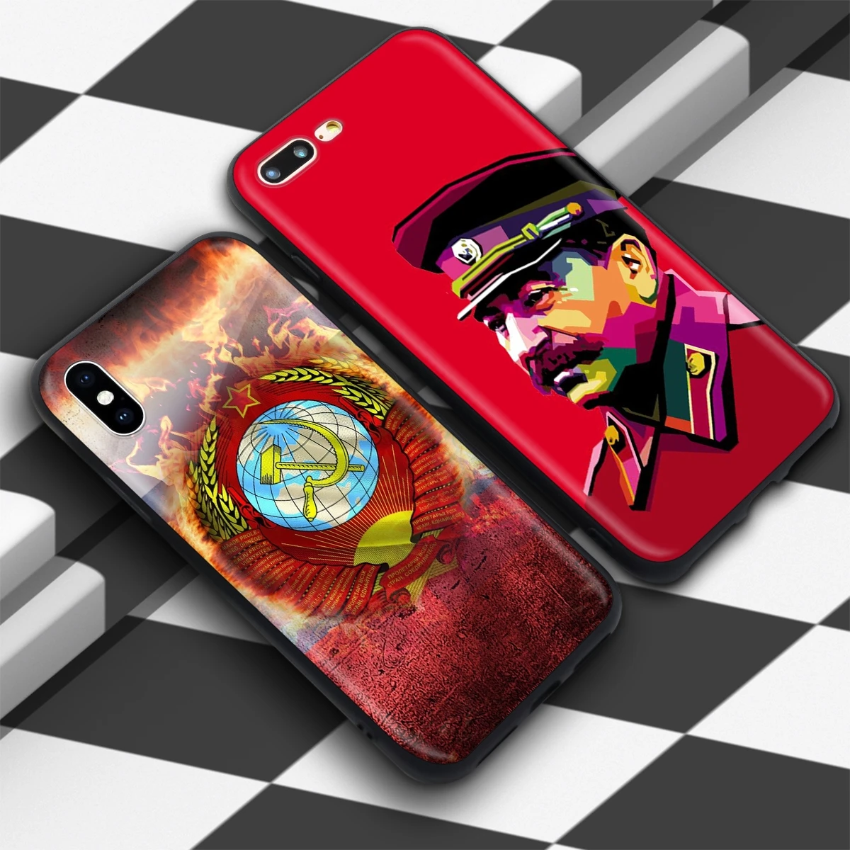 Чехол Lavaza Сталин с Советским Союзом для iPhone 12 mini 11 Pro XS Max XR X 8 7 6 6S Plus 5 5s se | Мобильные