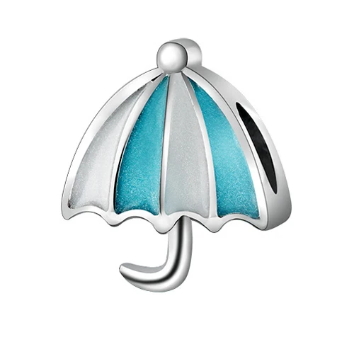 Maxi Small Enamel Cute Umbrella Charms Beads Fit Original Pandora Bracelets &amp Bangles for Women New Arrived DIY Making Perles | Украшения